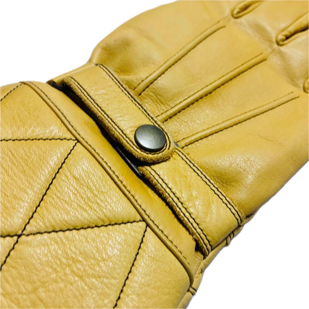 【未使用】POWWOW パウワウ　ロンググローブ　イエロー　 TYPE02 LL