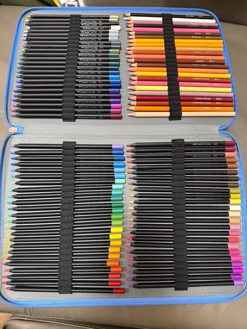 色鉛筆ファーバーカステル、三菱ペリシアンなど計489本まとめ売り 収納ケース付