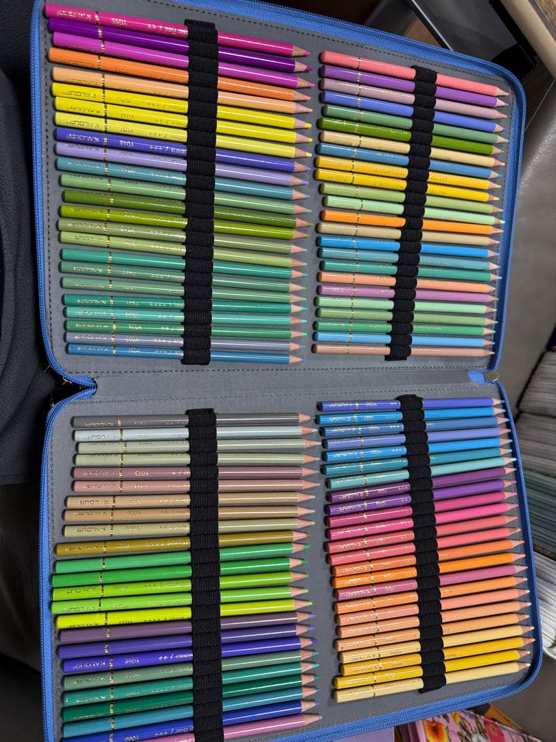 色鉛筆ファーバーカステル、三菱ペリシアンなど計489本まとめ売り 収納ケース付