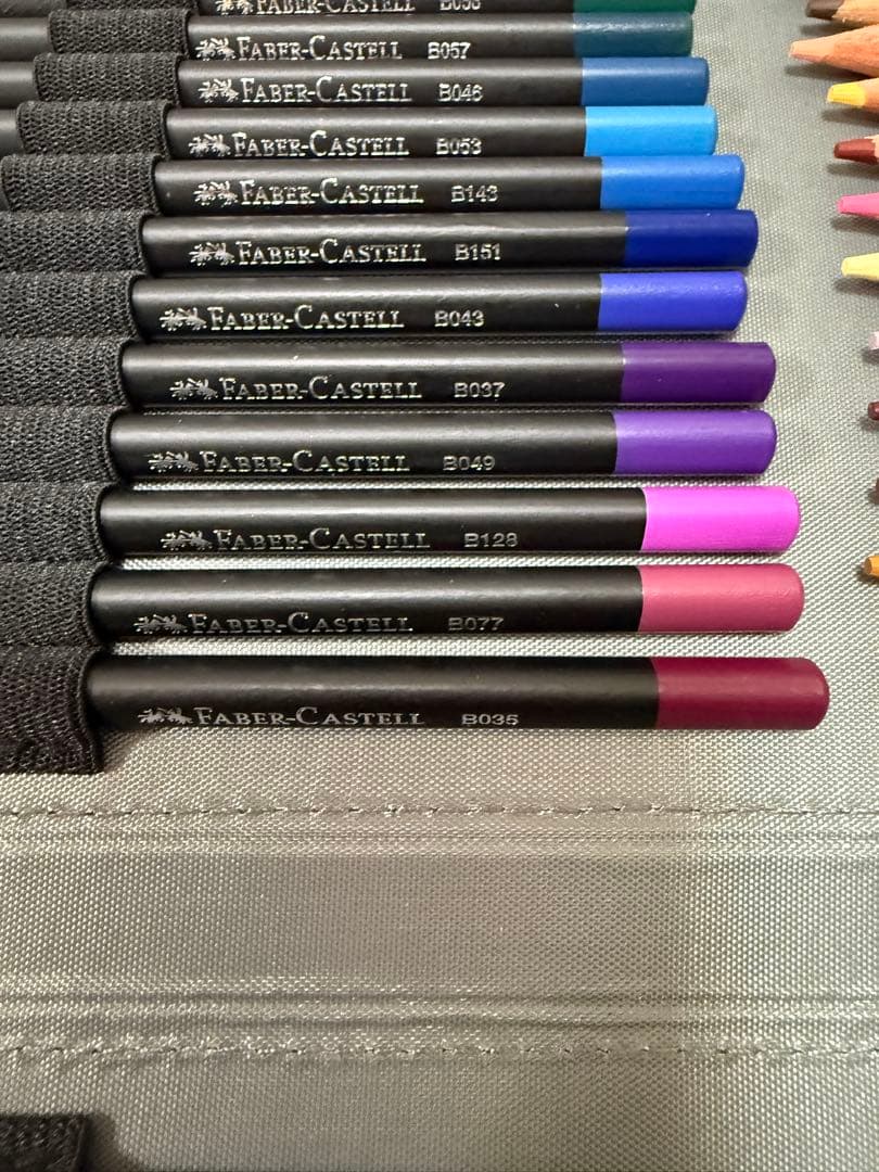 色鉛筆ファーバーカステル、三菱ペリシアンなど計489本まとめ売り 収納ケース付