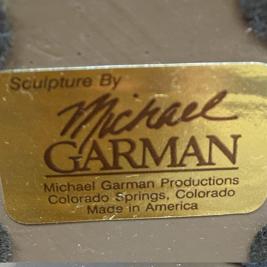 彫刻　マイケルガーマン作　アメリカンインテリア 保安官　ライフル
