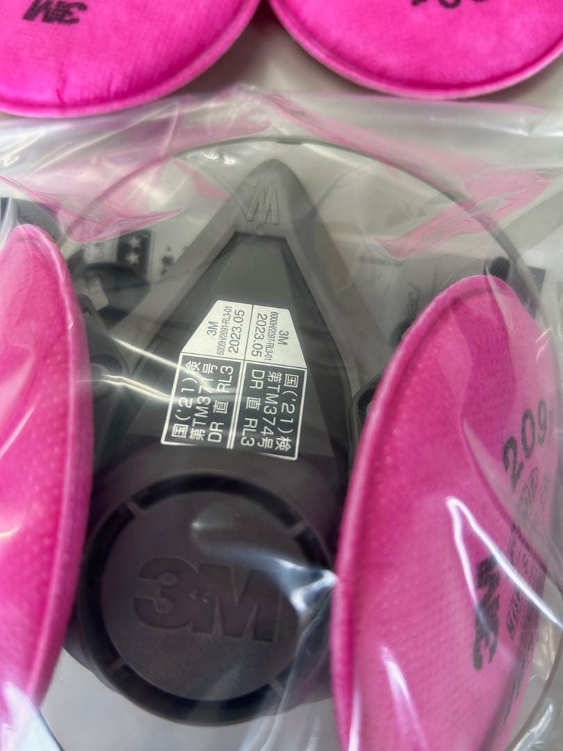 3M 取替え式 防じんマスク 6000／2091-RL3 Mサイズ6個セット