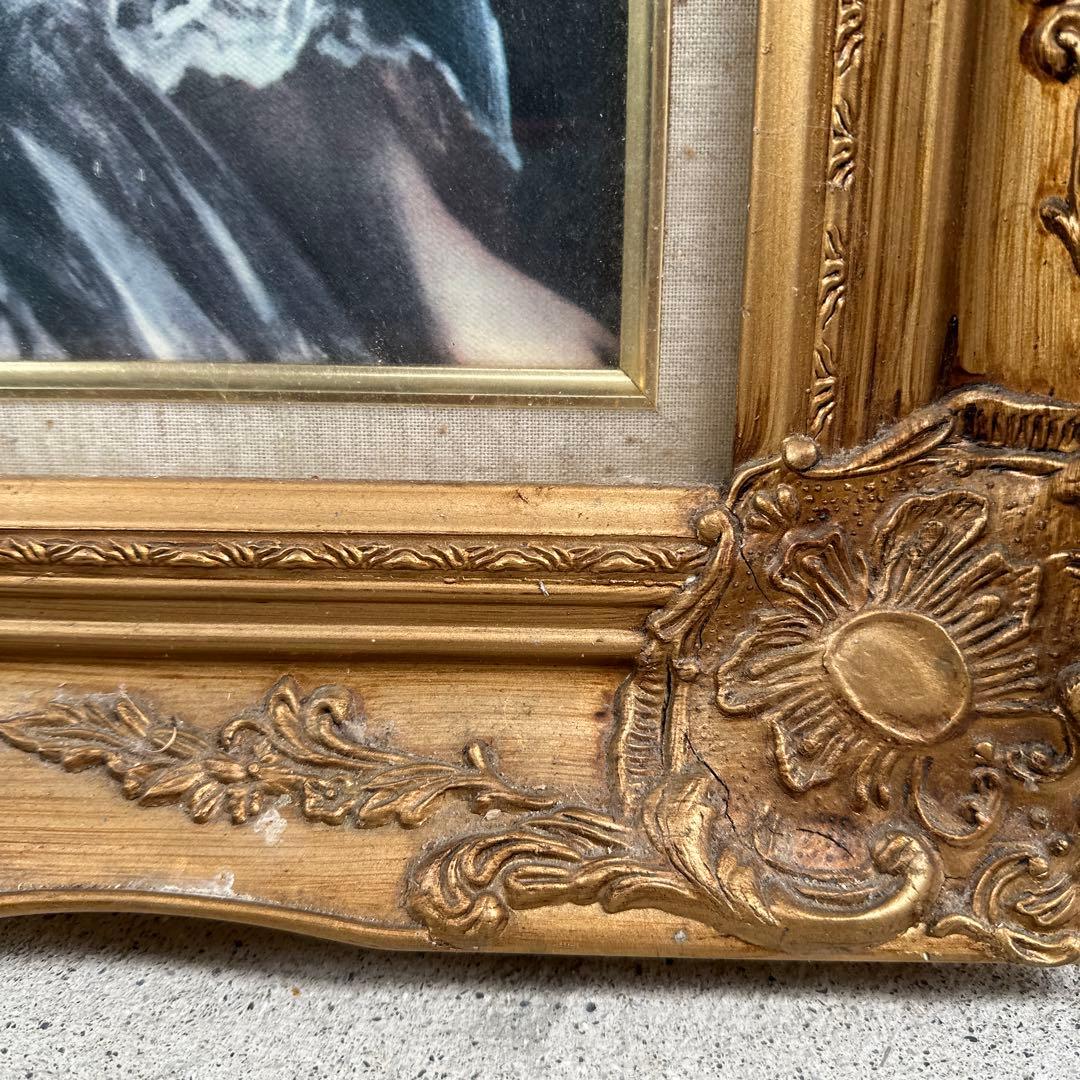 額縁　特大　ヴィンテージ　鏡　アンティーク　F10？　フレーム　額縁　インテリア