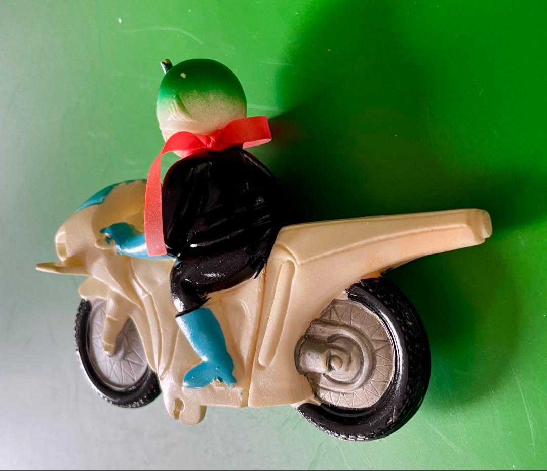 仮面ライダー 新サイクロン号 ソフビ人形 ポピー 希少品です！旧バンダイ