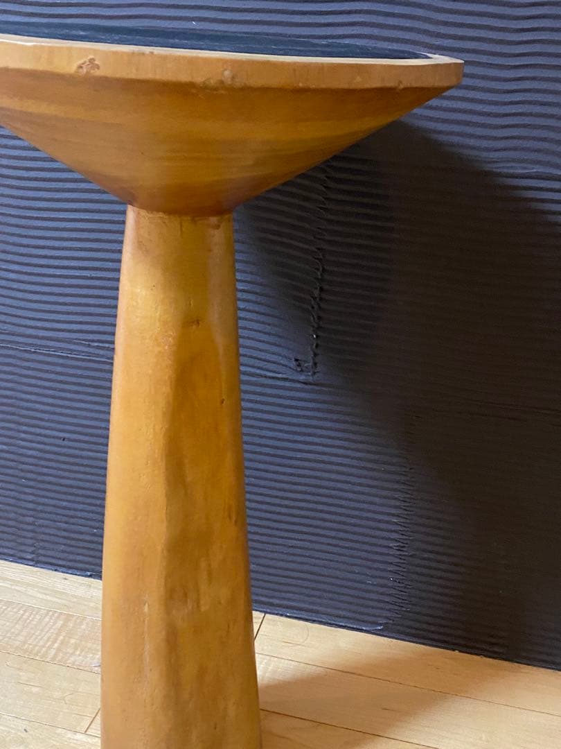 オランダ製　ウッドスツール　黒天板