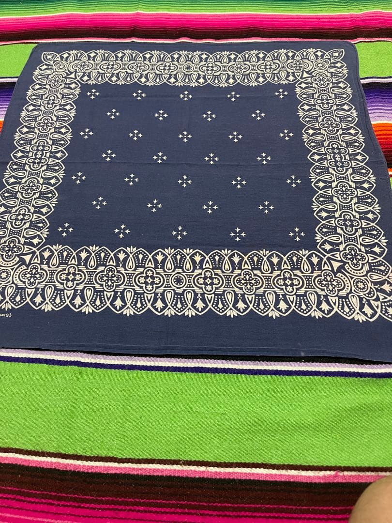 【Special】②④②60s USA製 バンダナ WAMCRAFT アイアン