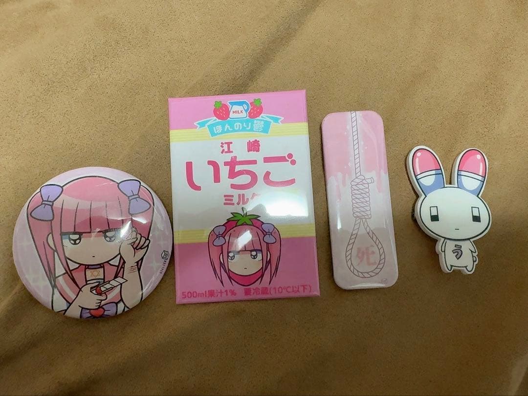 メンヘラチャン 缶バッジ アクリルバッジ