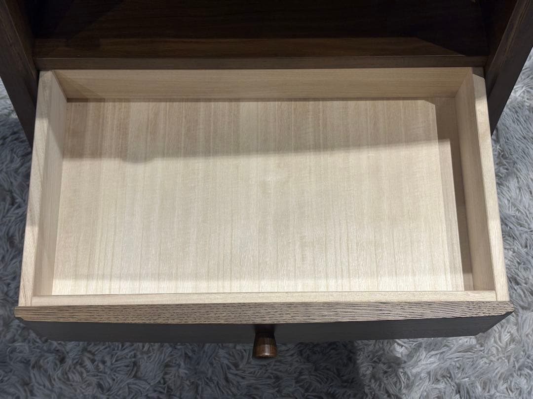 迪卡　起立木工　キャビネット　電話台　収納　ビンテージ　無垢材　IZ