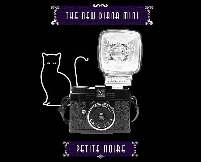 フィルムカメラ Diana Mini and Flash Petite Noire