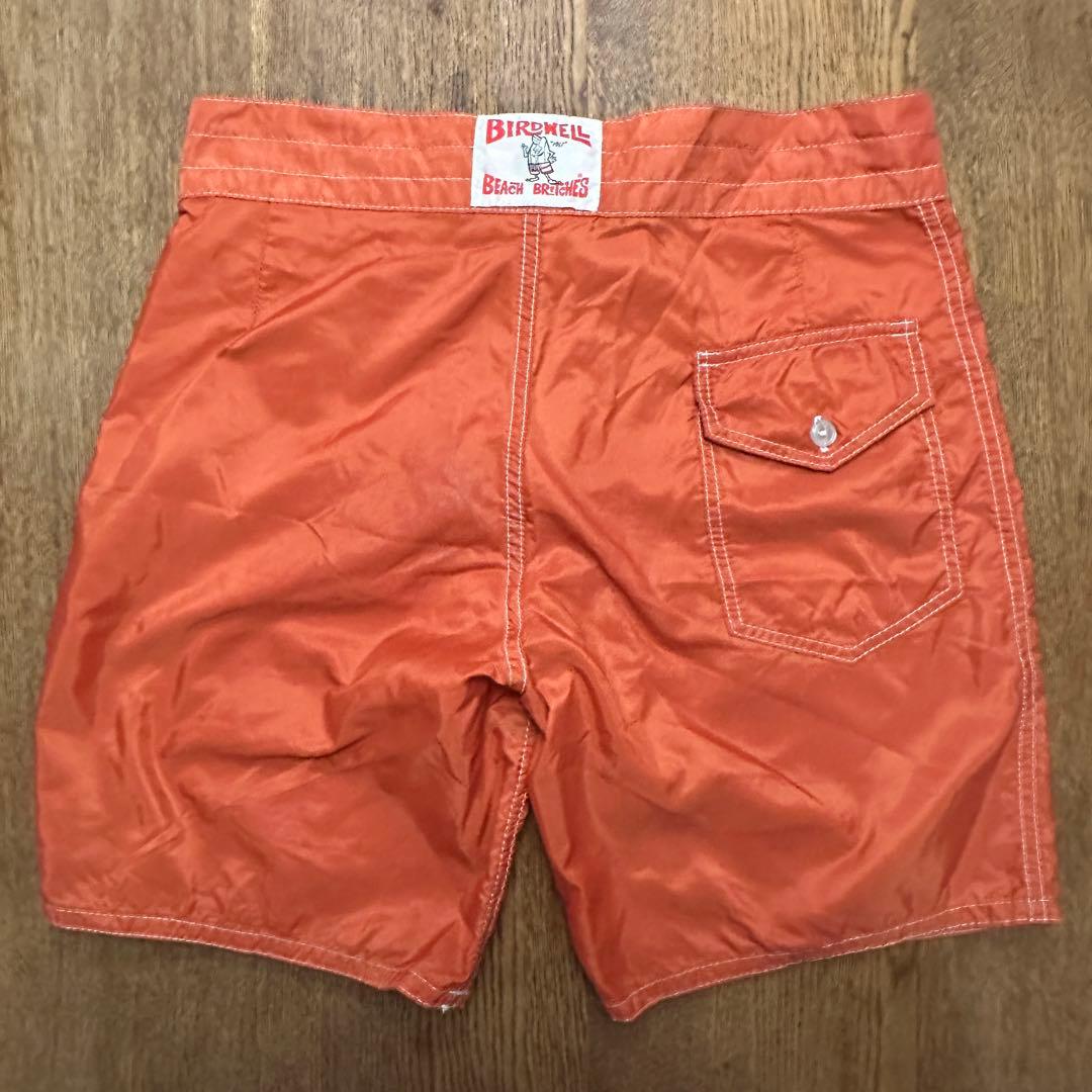【新品】BIRDWELL / バードウェル ボードショーツ オレンジ USA製
