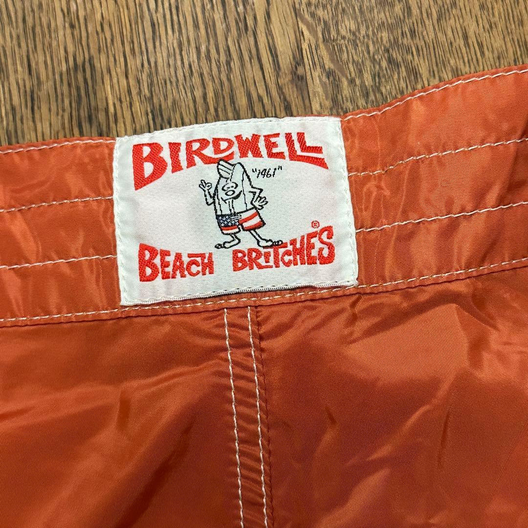 【新品】BIRDWELL / バードウェル ボードショーツ オレンジ USA製