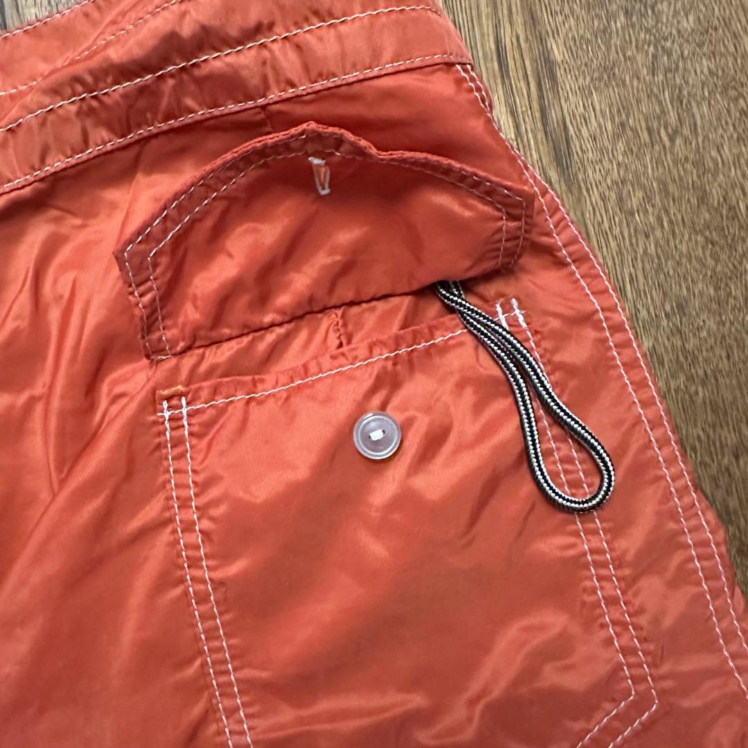 【新品】BIRDWELL / バードウェル ボードショーツ オレンジ USA製