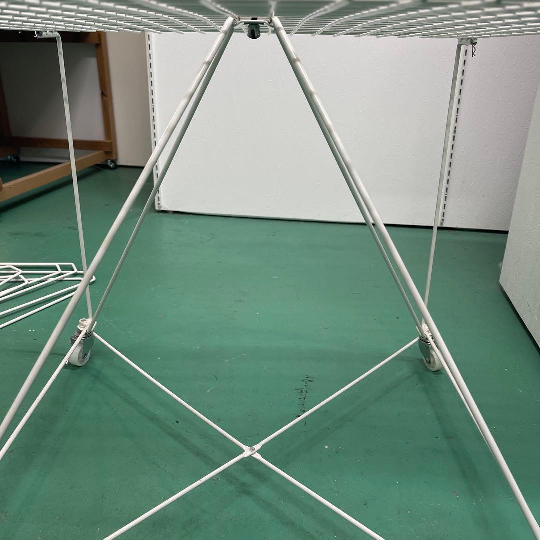 超美品！　バスケットワゴン　ホワイト　60cm 店舗用　4台セット