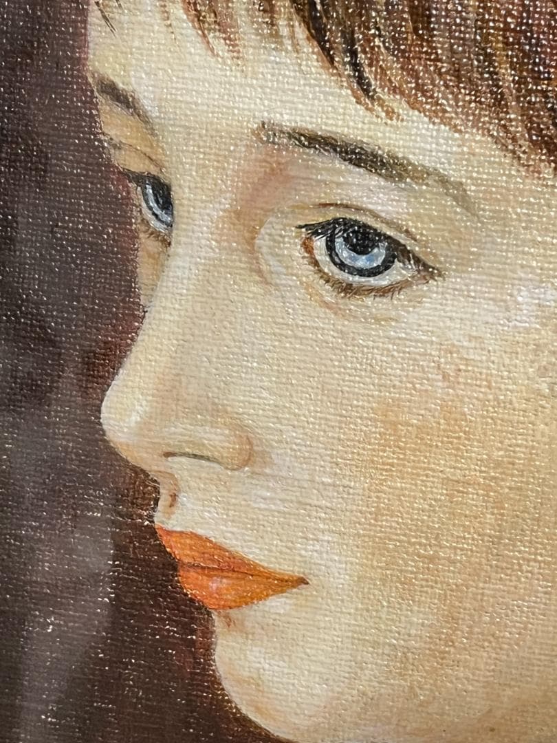 【複製画】ルノワール『少女イレーヌ(F10号)』人物画 世界の名画 肖像画 名作