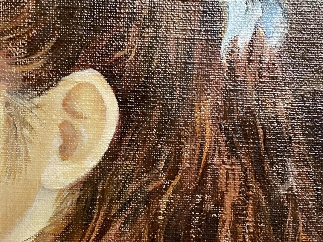 【複製画】ルノワール『少女イレーヌ(F10号)』人物画 世界の名画 肖像画 名作