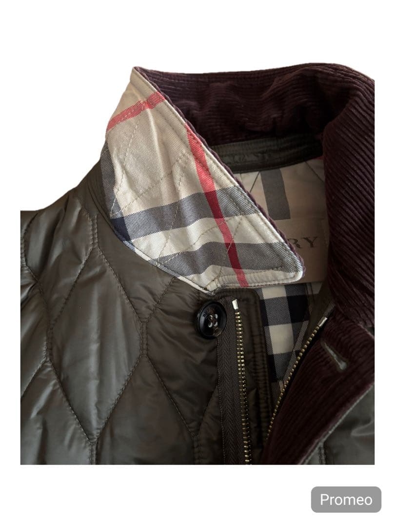 【ピンクの猫】BURBERRY BRIT キルティングJK★美品