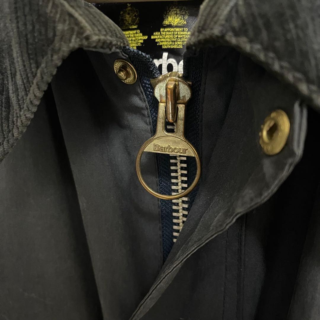 88年製　Barbour バブアー　4ポケビデイル　ネイビー　38