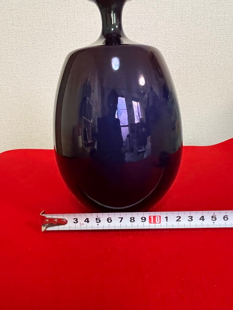 【特価】柳雨軒 三代 人間国宝 徳田八十吉（正彦銘）壺 高さ約21㎝ T258