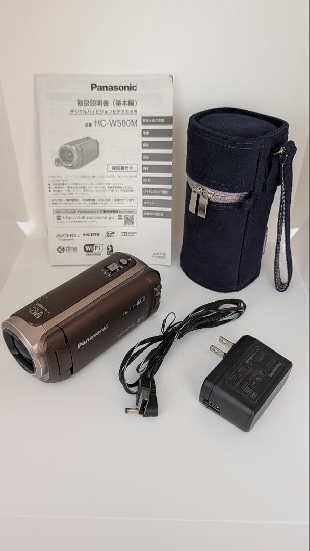 Panasonic フルハイビジョンビデオカメラ HC-W580M-T