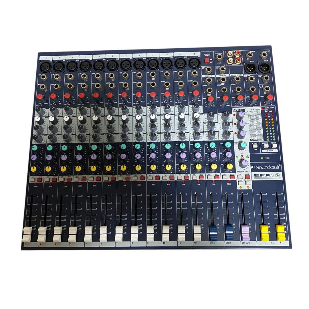 【美品】soundcraft EFX12 アナログミキサー　高音質