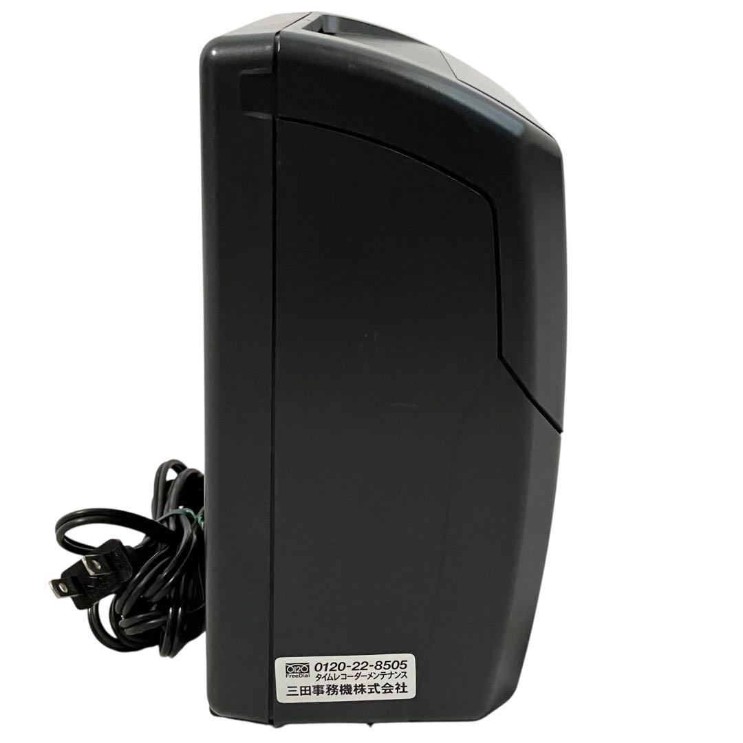 【美品】マックス タイムレコーダ ER-110SIV ブラック ER90183