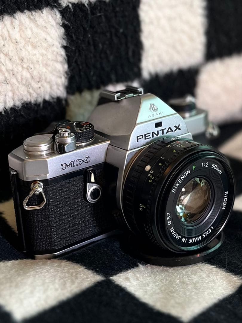 PENTAX MX シルバー レンズRIKENON P 50mm f2 オマケ付