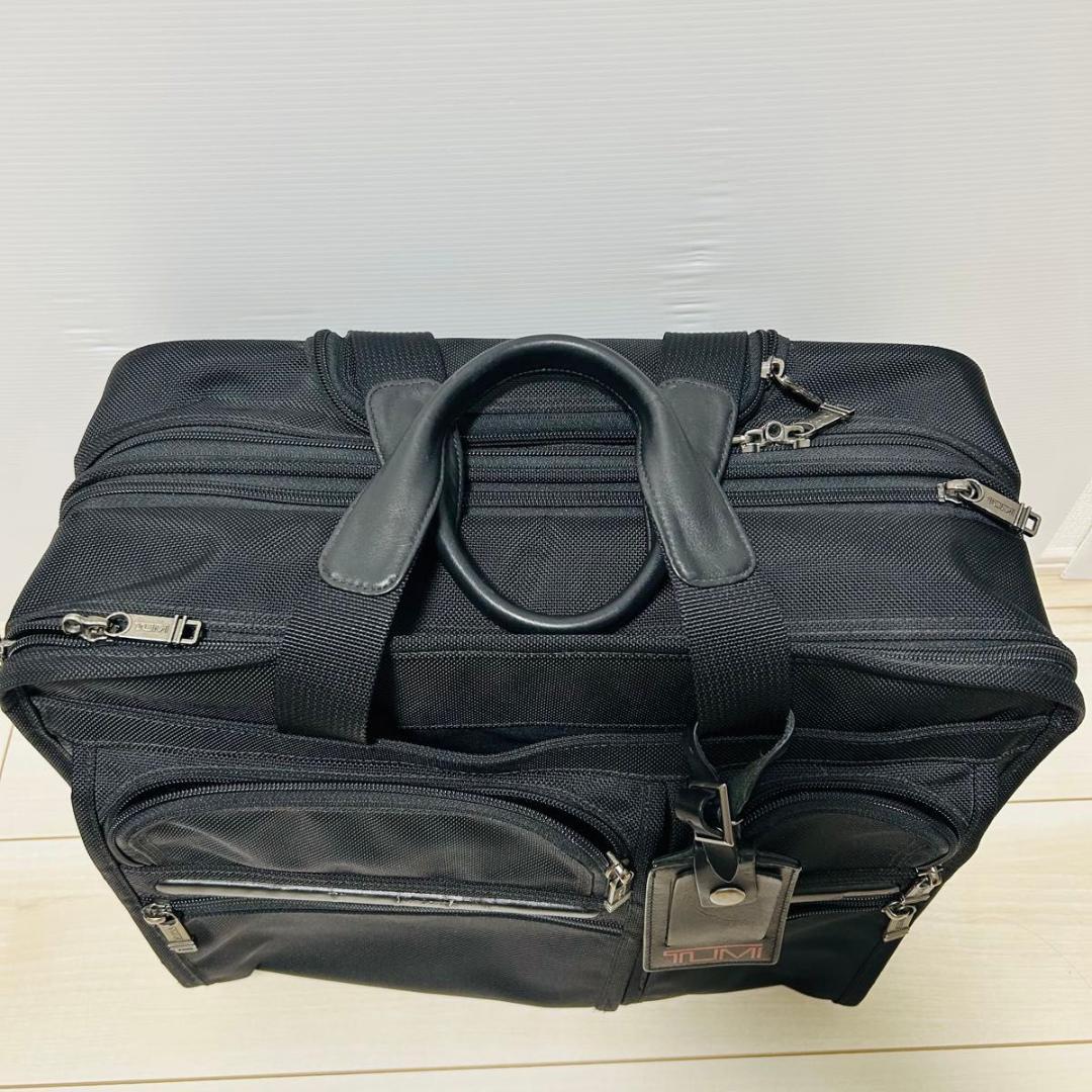 TUMI キャリーバッグ 黒 キャリーケース ビジネスバッグ 二輪 トゥミ