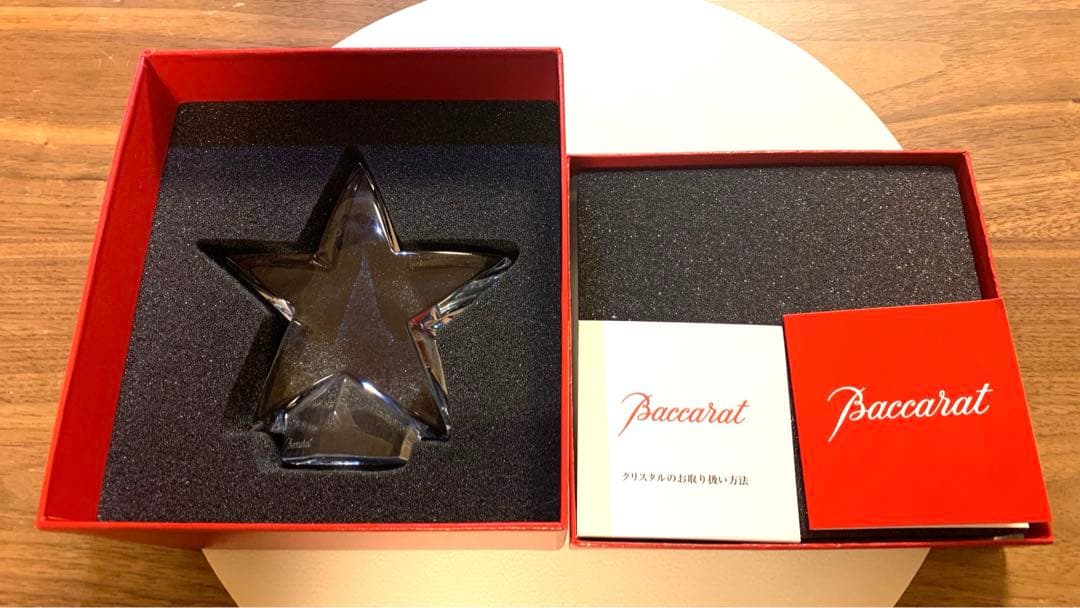 【中古美品】Baccarat　オールドバカラ　フィギュリン　一番星　クリスタル