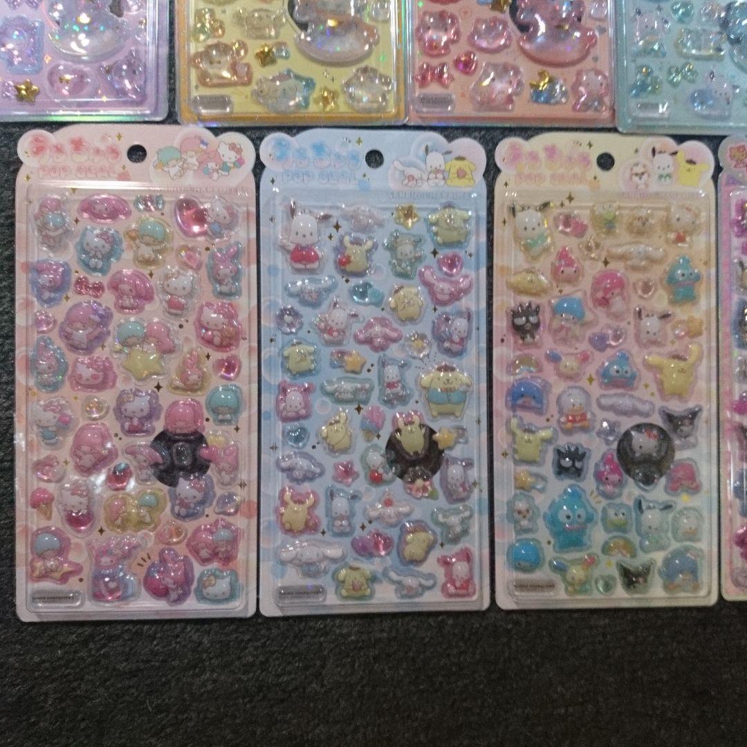 【正規品】サンリオ うるちゅるポップシール 10枚セット