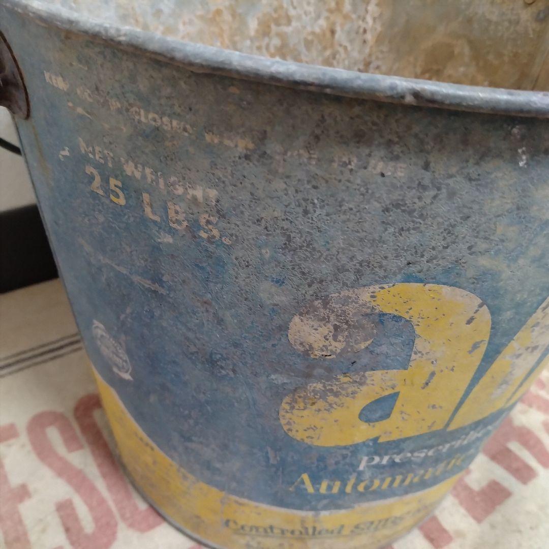50s~60s vintage　ブリキ　バケツ　all LAUNDRY SOAP