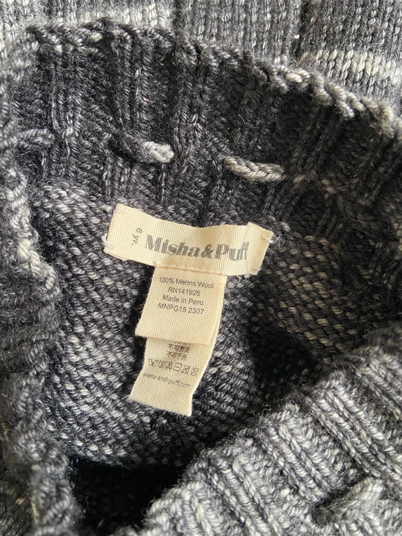 【美品】misha&puff ミシャアンドパフ　6Y ニットスカート