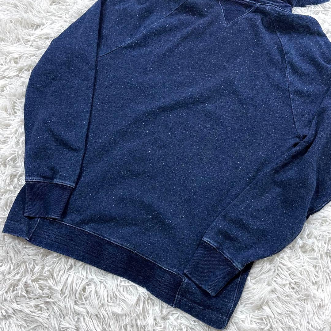 美品✨ラルフローレン RRL インディゴ染め スウェット パーカー プルオン