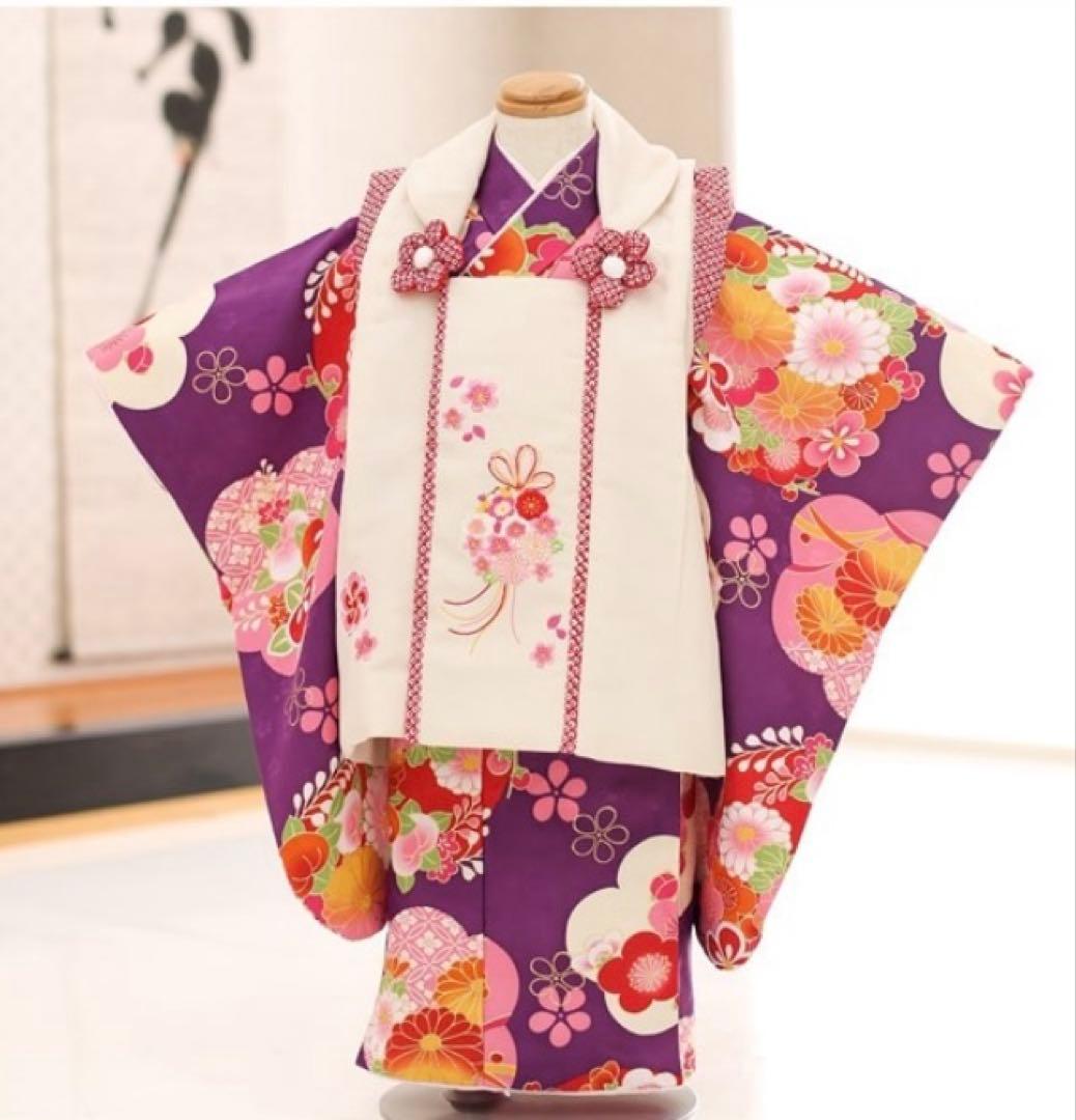 専用です♡ 豪華♡美品♡小町　七五三　女の子　3歳　7点セット　紫色