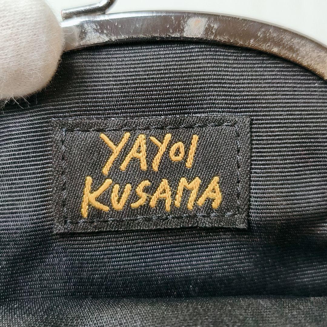 ​【入手困難】草間彌生　がま口　かぼちゃケース　黄色　本革　水玉模様