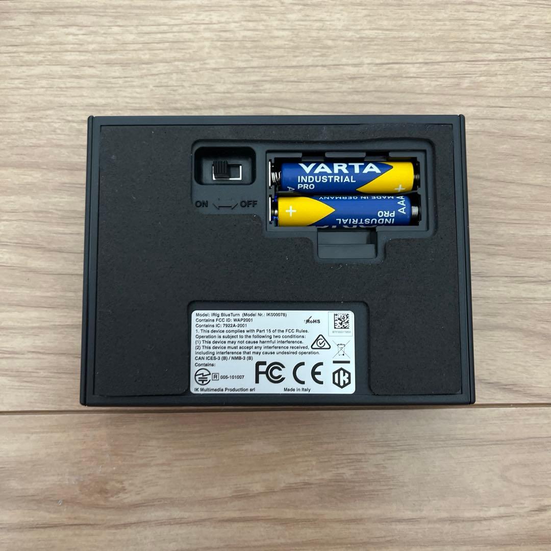 iRig BlueTurn Bluetoothフット・ペダル