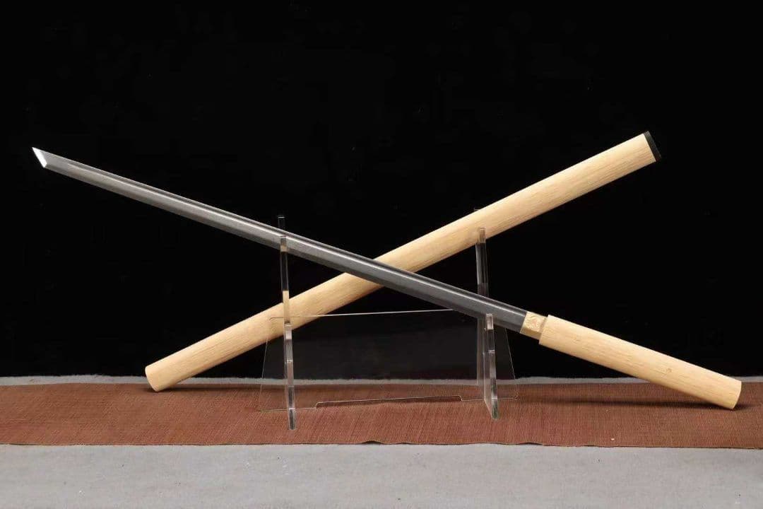 【柏木居合唐刀】古兵器 刀装具 日本刀　模造刀 居合刀 武士道 鑑賞用 美術刀