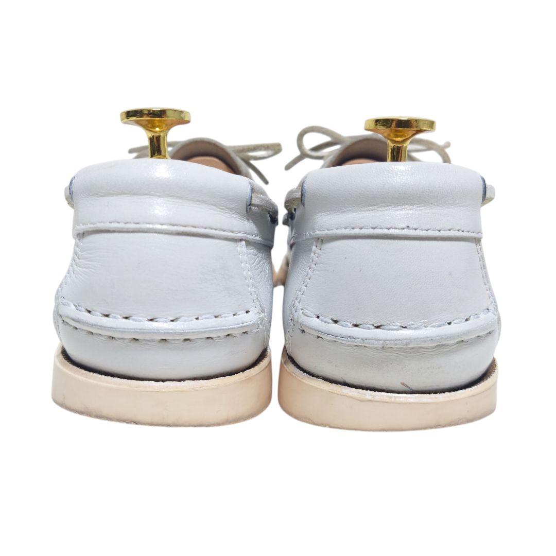 Paraboot パラブーツ デッキシューズ モカシン 白 8.5 レザー