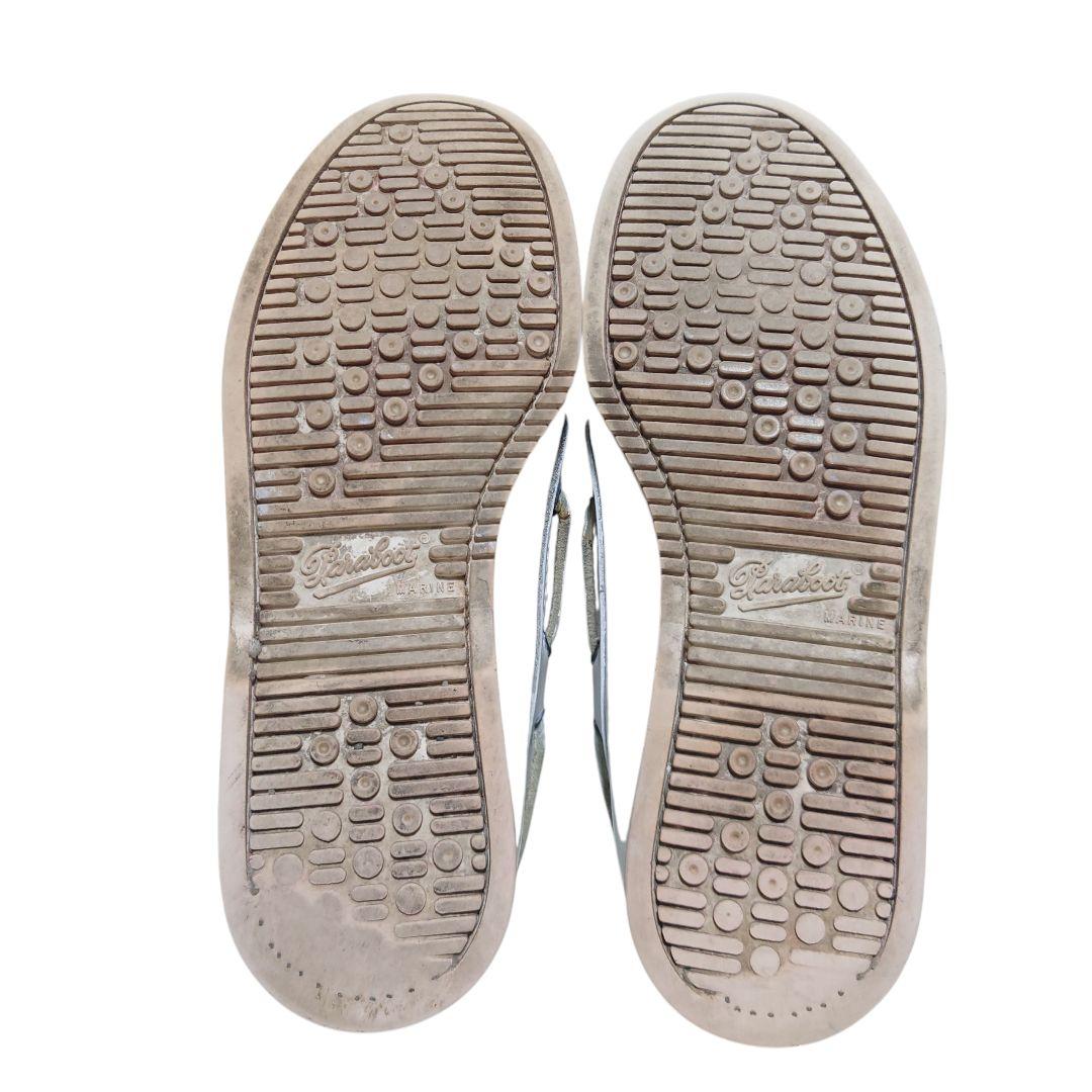 Paraboot パラブーツ デッキシューズ モカシン 白 8.5 レザー