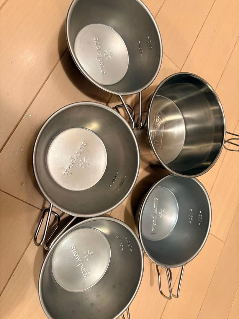  peak クッカーセット&シェラカップ&おまけ付き　バラ売り不可