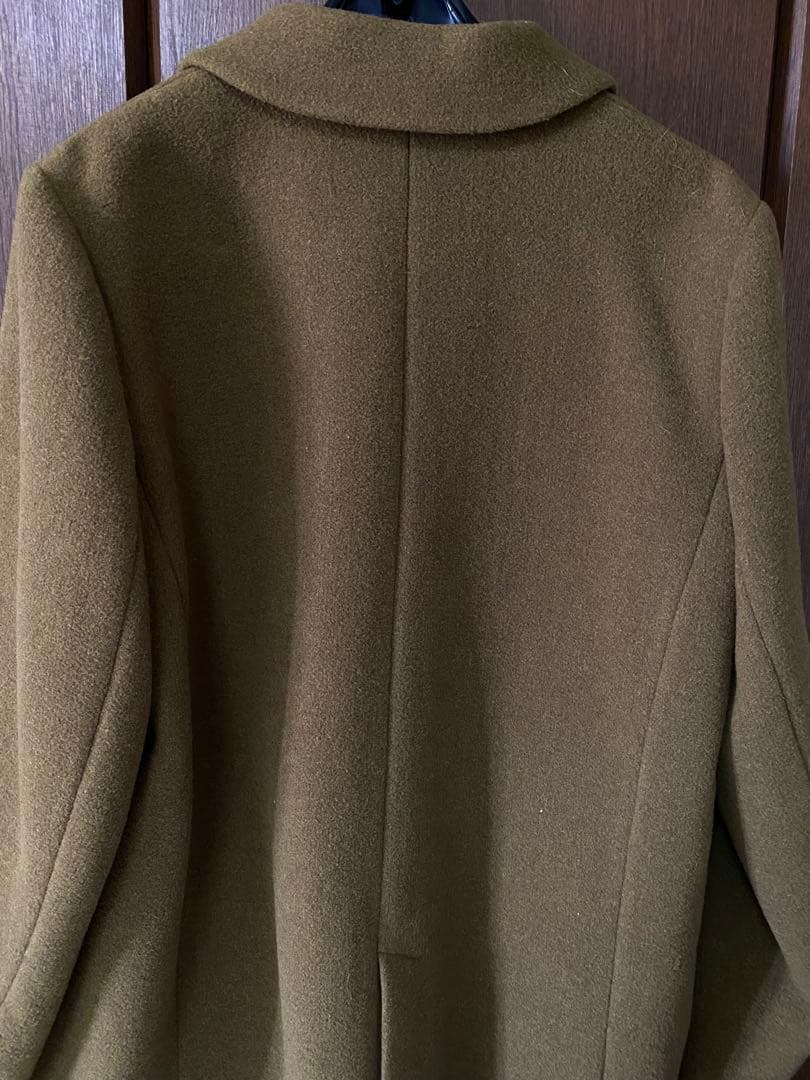 タグ付き　エトレトウキョウ ダブルブレスト　ミディコート　ピーコート