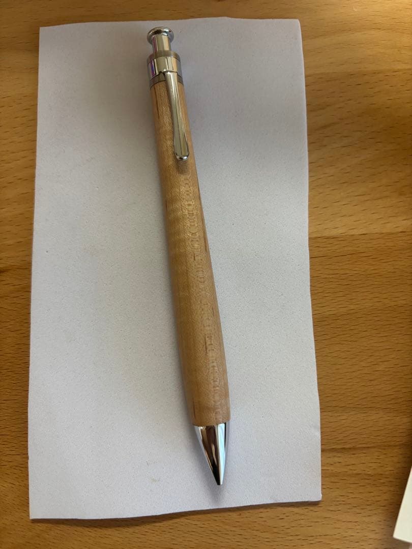 楓　縮木　木軸　杢　ペンシル楔　0.5mm 工房楔　シャープペンシル