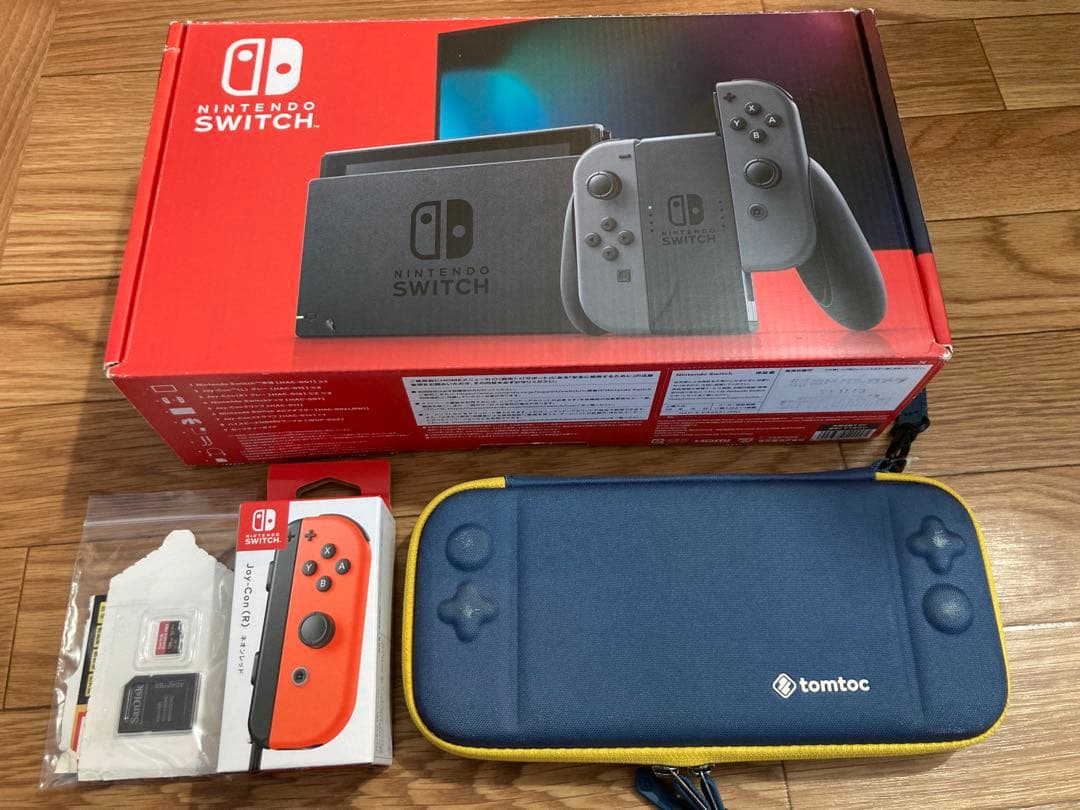 Nintendo Switch 本体セット グレーJoyCon（R）一部不具合