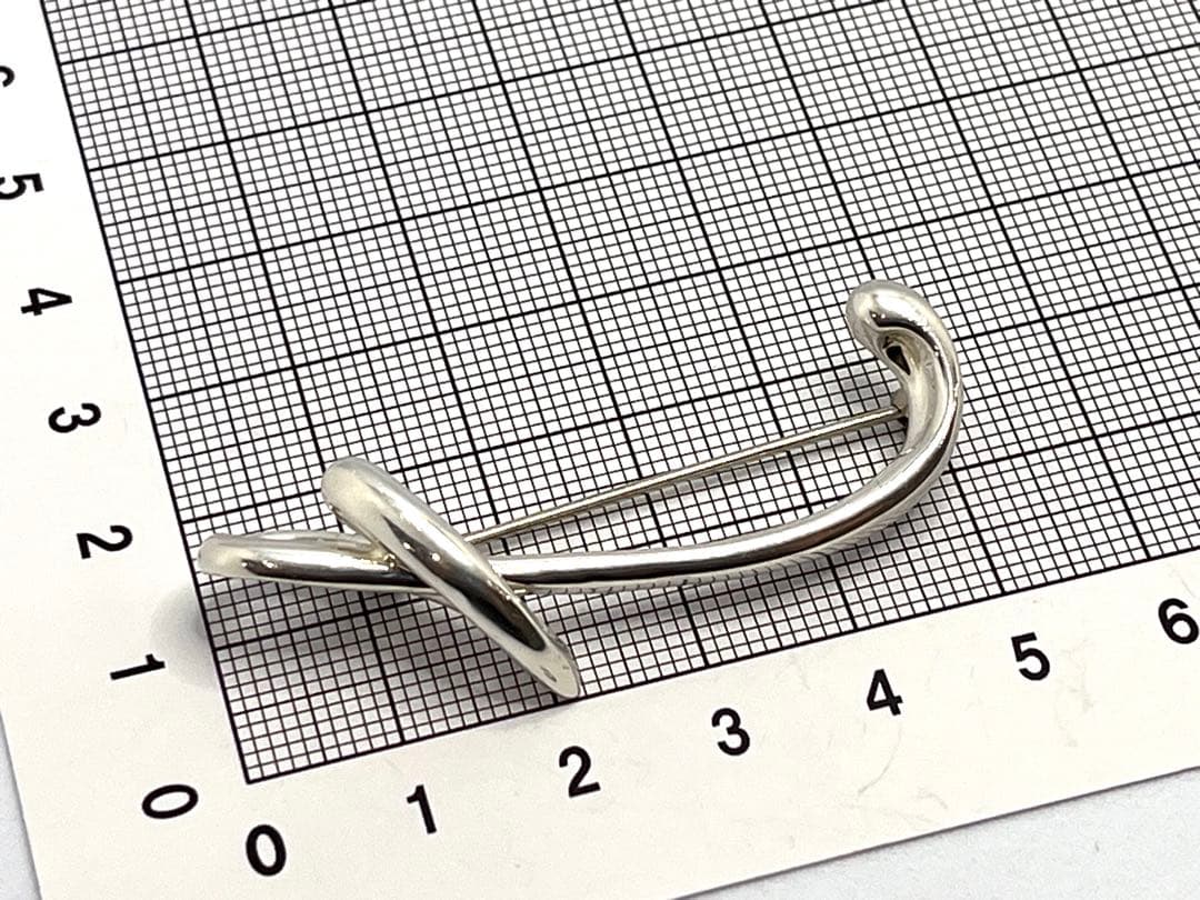 c583 美品　ティファニー　アルファベット「t」イニシャル「T」ブローチ925