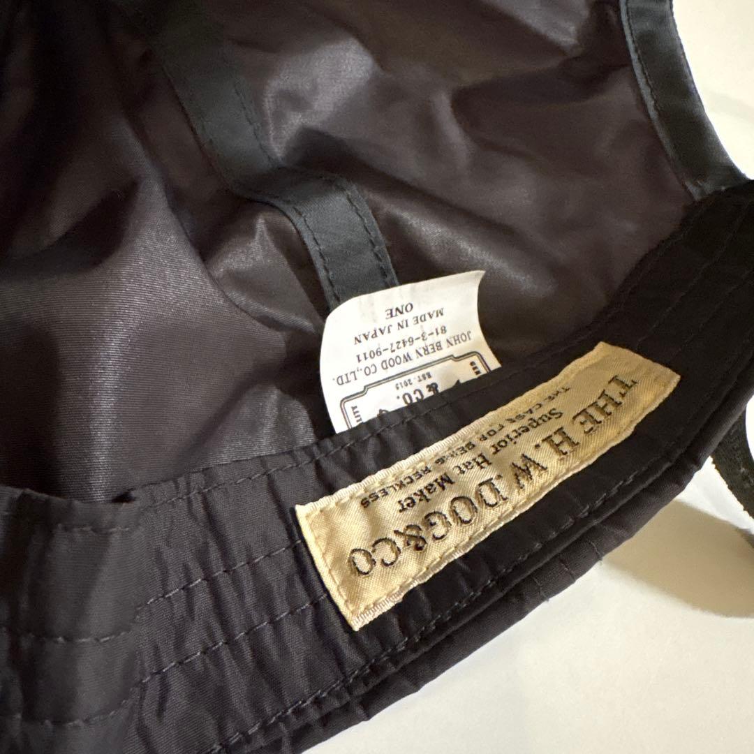 hwdog 東京店舗限定　ダークグレー ロゴ刺繍キャップ