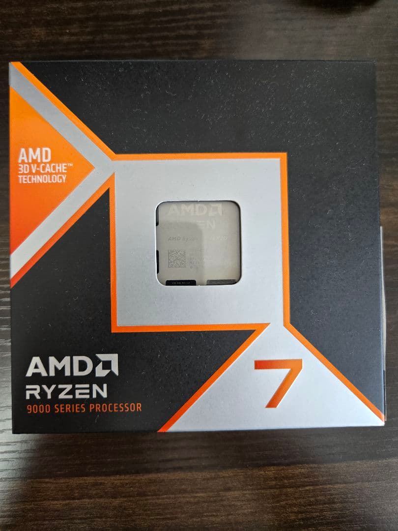 AMD Ryzen 7 9800X3D 9000シリーズ CPU