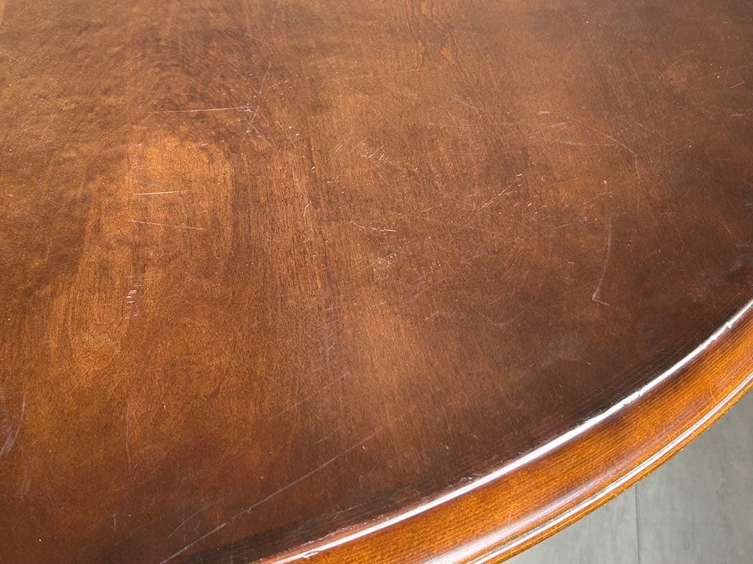 アンティーク　ヴィンテージ　ラウンドテーブル　キツツキマーク　飛騨産業　NZ