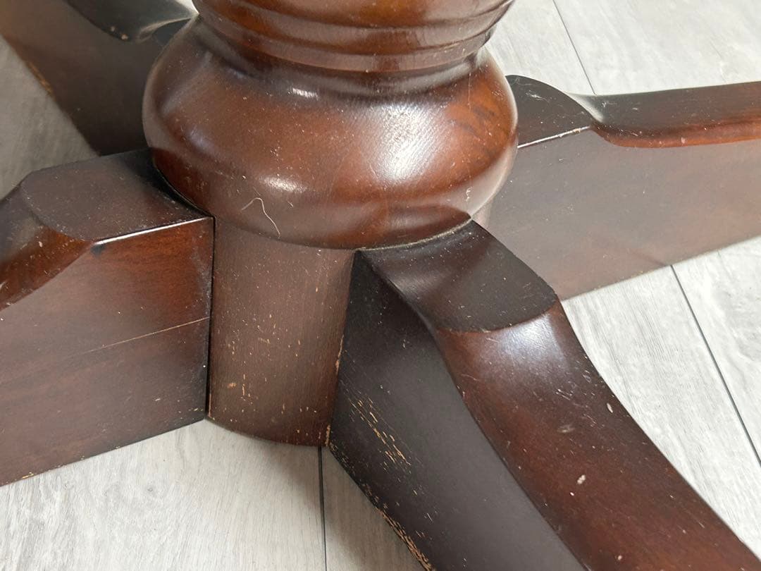 アンティーク　ヴィンテージ　ラウンドテーブル　キツツキマーク　飛騨産業　NZ