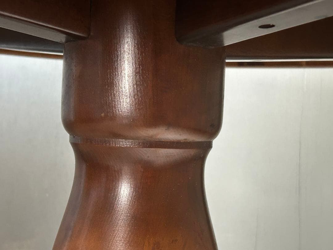 アンティーク　ヴィンテージ　ラウンドテーブル　キツツキマーク　飛騨産業　NZ