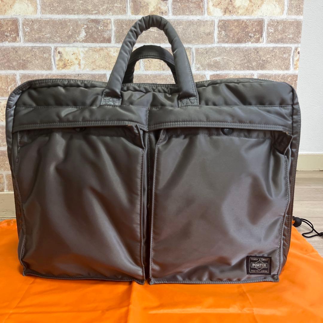 【極美品】ポーター タンカー 2wayビジネスバッグ ダッフルバッグ L 2層