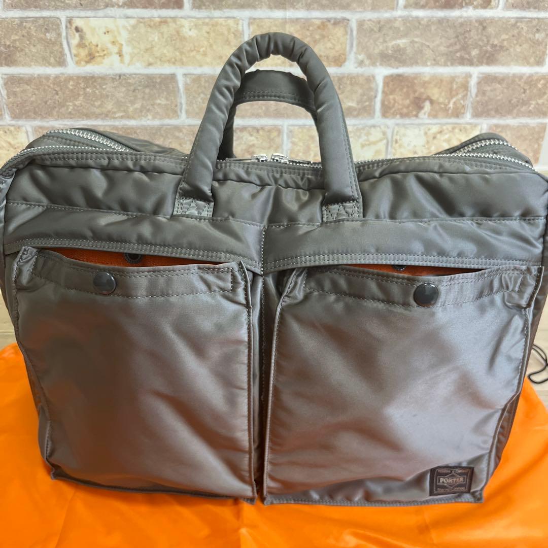 【極美品】ポーター タンカー 2wayビジネスバッグ ダッフルバッグ L 2層